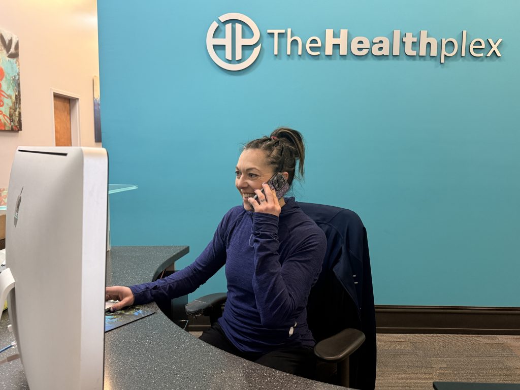 Receptionist at the Healthplex